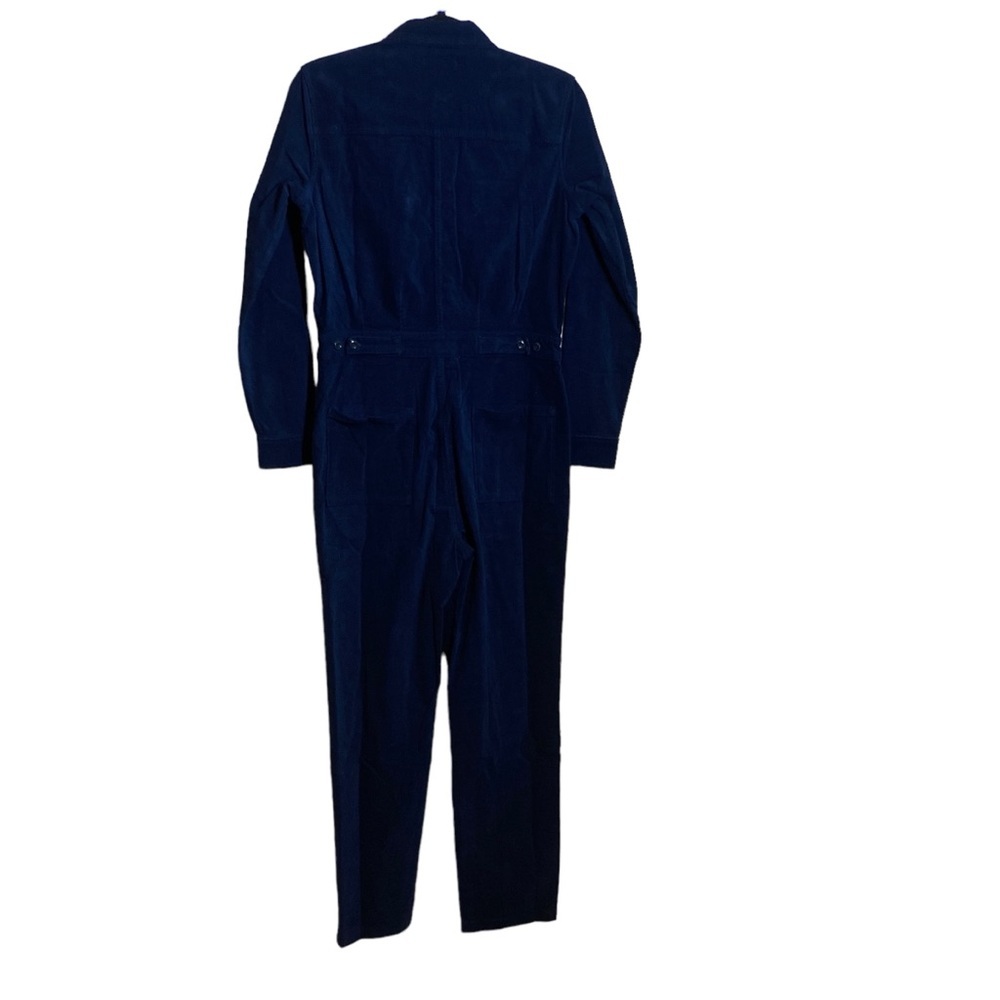 NWT OUTERKNOWN Navy Cordouroy S.E.A. Long Sleeve Jumpsuit, size X- Small - Picture 14 of 15